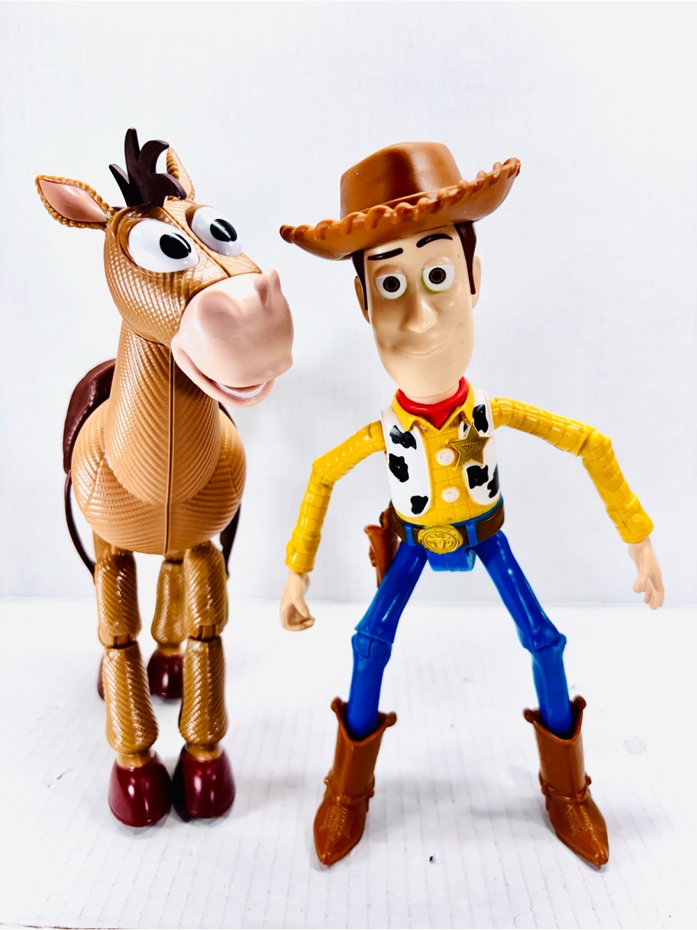 Disney Pixar Toy Story Posable Woody & Bullseye 9” Toy Figures